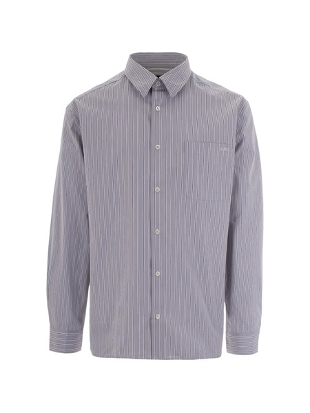  A.p.c. Stripe-pattern Shirt - Grey 