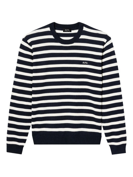  A.p.c. Striped Sweater - Blue 