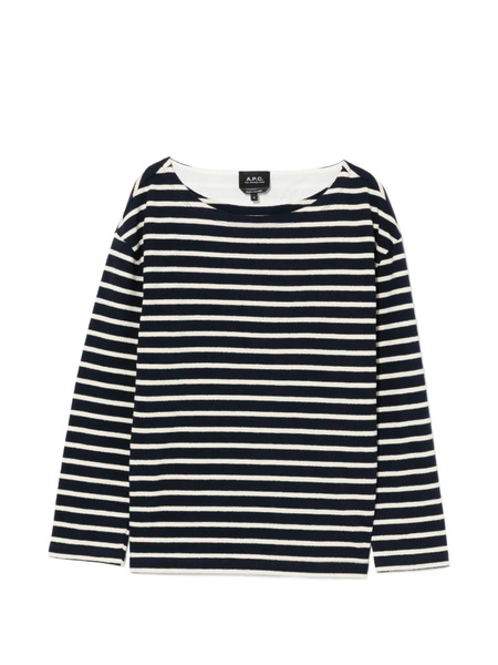  A.p.c. Striped T-shirt - Blue 
