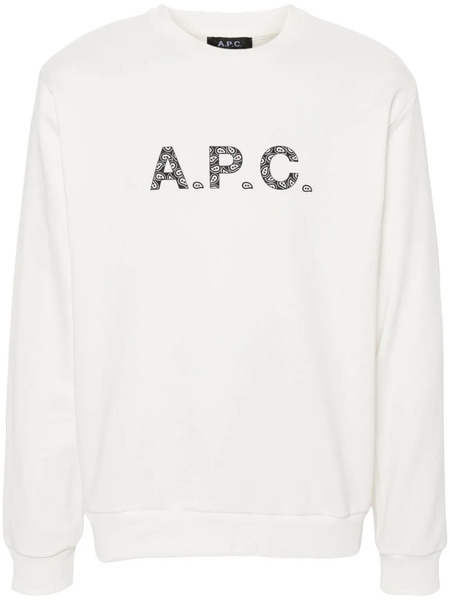  A.p.c. Timothy Cotton Sweatshirt - White 