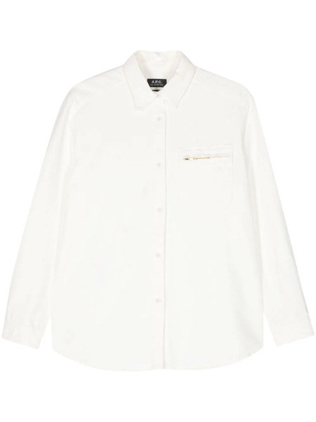  A.p.c. Tina Denim Shirt - White 