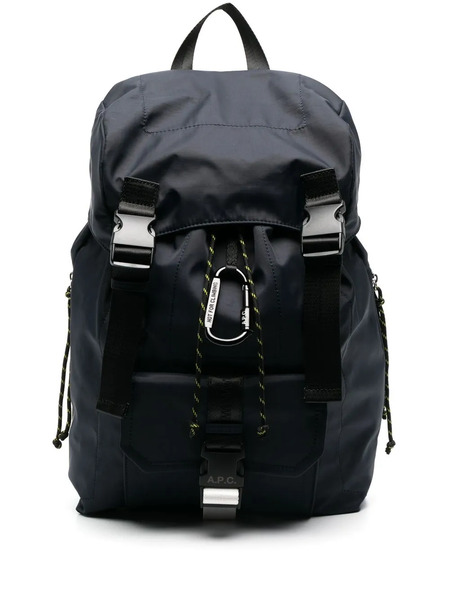  A.p.c. Treck Logo-patch Backpack - Blue 