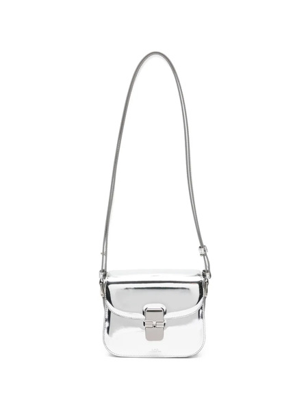  A.p.c. Turnlock Shoulder Bag - Silver 
