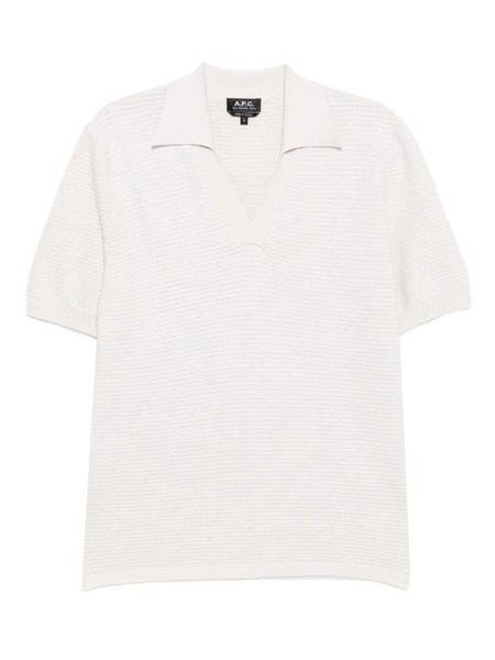  A.p.c. V-neck T-shirt - Neutrals 