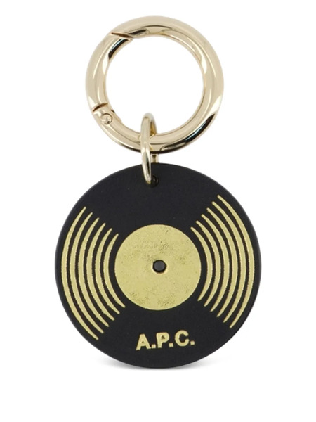  A.p.c. Vinyl-embellishment Keyring - Black 