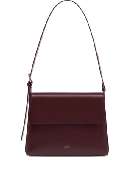  A.p.c. Virginie Leather Shoulder Bag - Red 