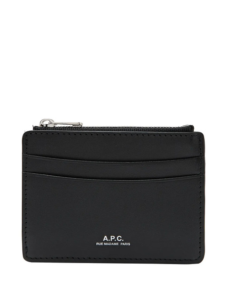  A.p.c. Zip-top Cardholder - Black 