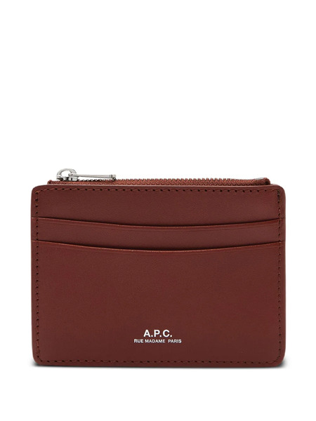  A.p.c. Zip-top Cardholder - Red 