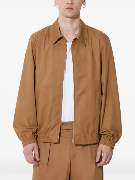  A.p.c. Zip-up Elasticated-cuff Jacket - Brown 
