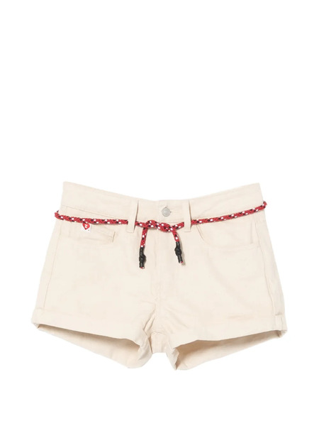  Apee™ By *a Bathing Ape® Belted Cuffed Shorts - Neutrals 