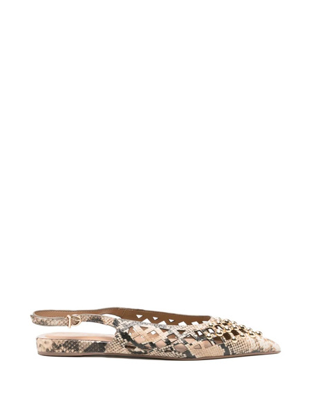 Apepazza Snale-pattern Pumps - Neutrals 