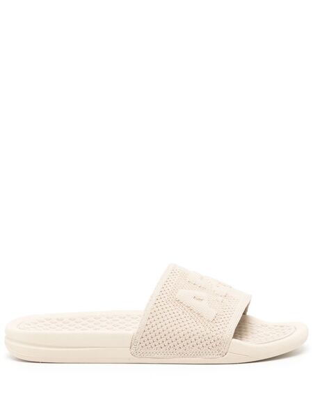  Apl: Athletic Propulsion Labs Logo-embossed Techloom Slides - Neutrals 