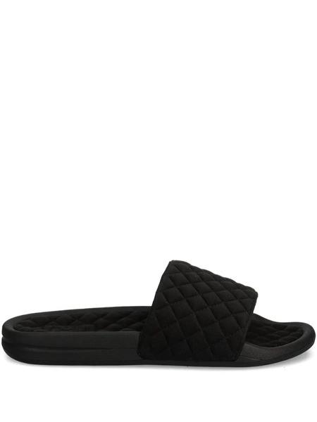  Apl: Athletic Propulsion Labs Quilted Slide Sandals - Black 