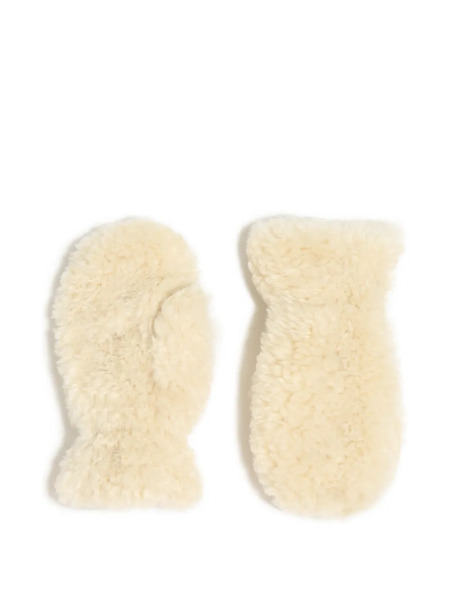  Apparis Coco Bouclette Gloves - Neutrals 