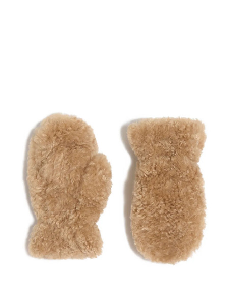  Apparis Coco Bouclette Gloves - Neutrals 