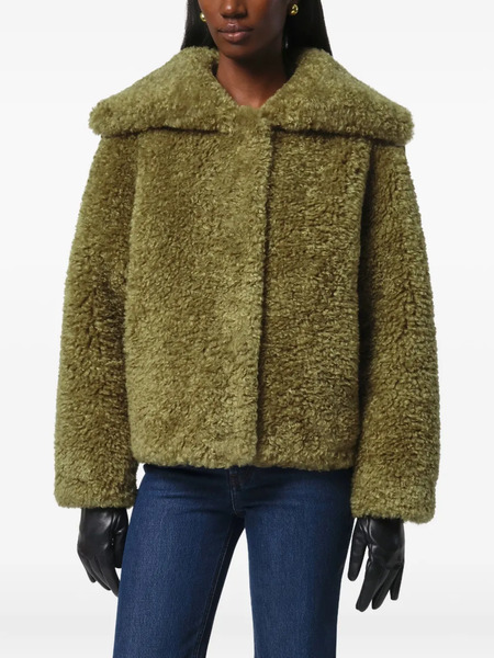  Apparis Collins Wide-collar Coat - Green 