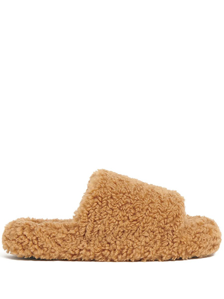  Apparis Dillon Bouclette Slippers - Brown 