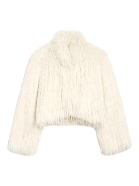  Apparis Ginette Fringed Jacket - White 