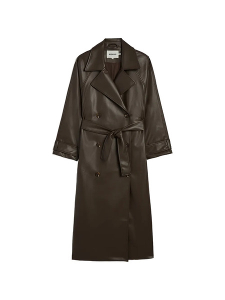  Apparis Lana Belted Trench Coat - Brown 