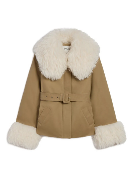  Apparis Parker Belted Jacket - Neutrals 