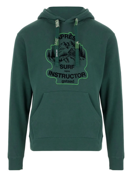 Après Surf Logo-print Hoodie - Green 