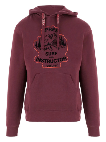  Après Surf Logo-print Hoodie - Red 