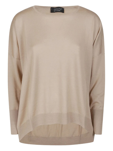  Aragona Round-neck Wool Sweater - Neutrals 