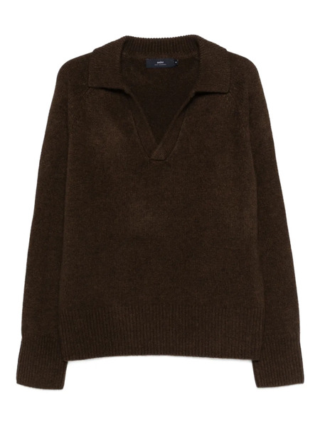  Arch4 Mr Clifton V-neck Sweater - Brown 