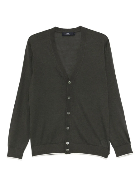 Arch4 Mr Cruickshank Buttoned Cardigan - Green 
