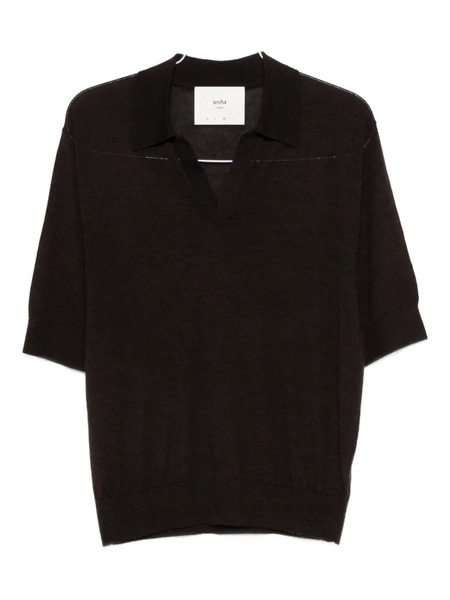  Arch4 Mr. Ricci Polo Shirt - Brown 