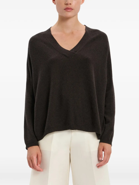  Arch4 V-neck Sweater - Brown 