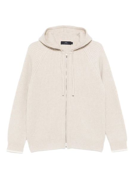  Arch4 Zip-up Hooded Cardigan - Neutrals 