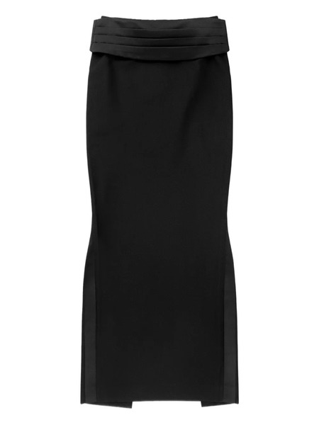  Area Column Maxi Skirt - Black 