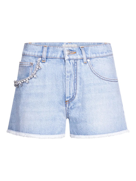  Area Crystal-embellished Shorts - Blue 