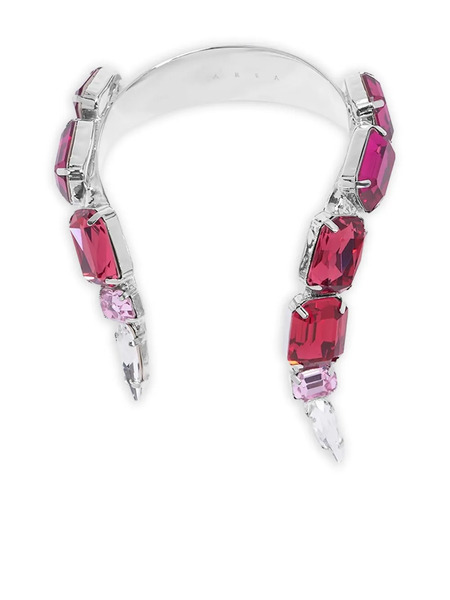  Area Crystal Wrap Cuff Bracelet - Pink 