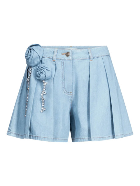  Area Rosette Shorts - Blue 