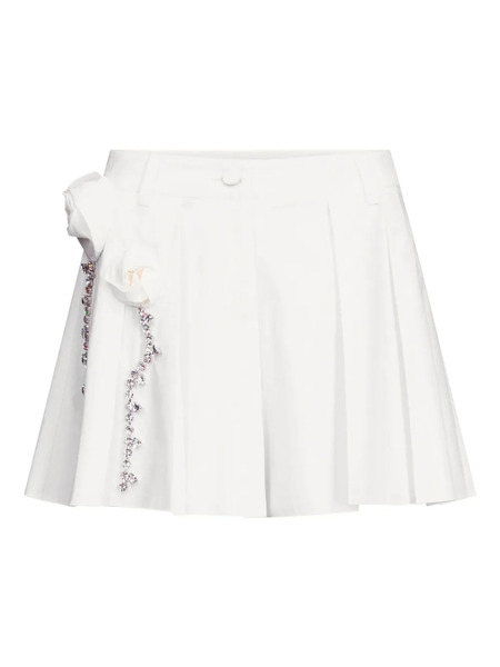  Area Rosette Shorts - White 