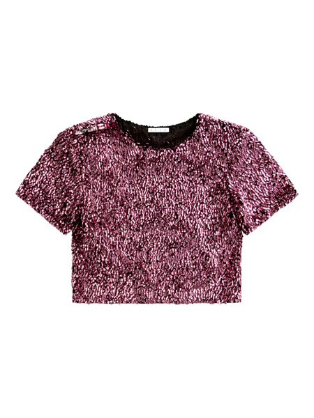  Area Sequin Top - Pink 