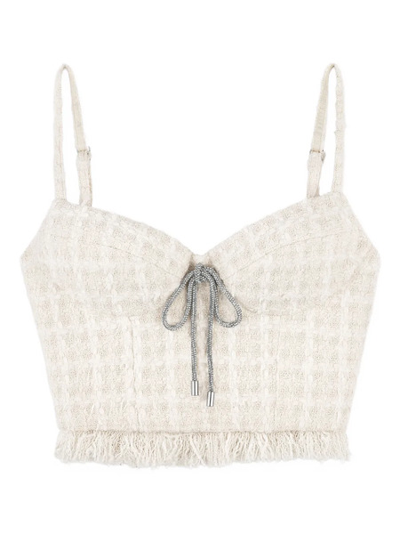  Area Tweed-texture Top - Neutrals 