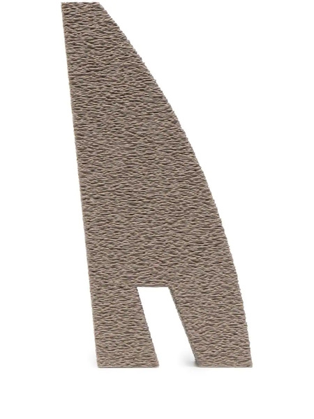  Argot Soliflore Ii Textured-finish Vase - Brown 