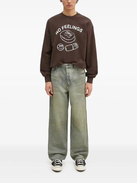  Aries Graphic-print Sweatshirt - Brown 