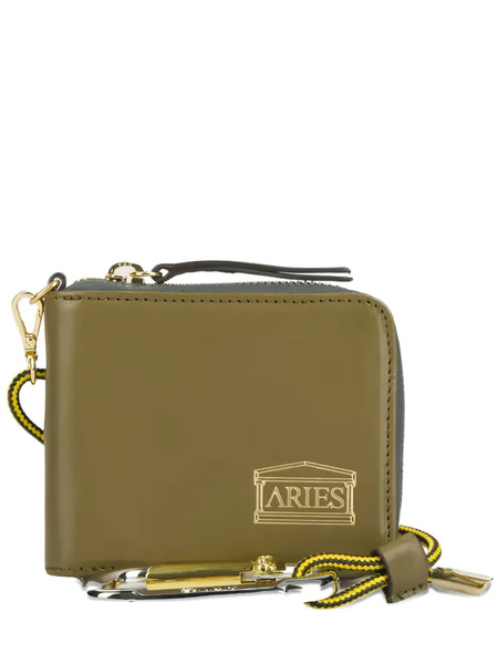  Aries Logo-detail Wallet - Green 