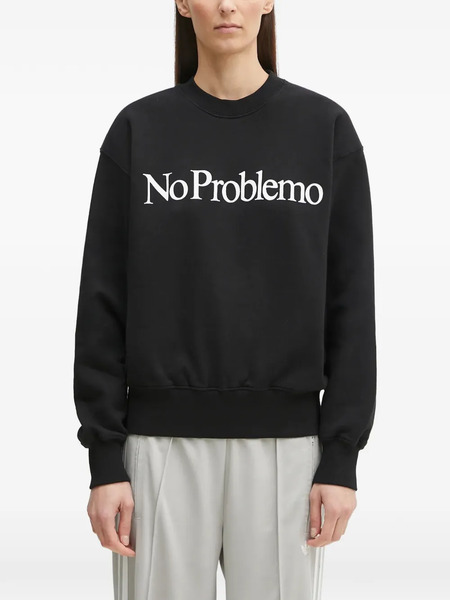  Aries Logo-print Sweatshirt - Black 