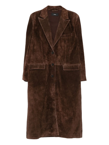  Arma Alissa Suede Coat - Brown 