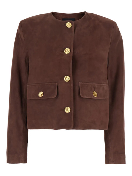  Arma Buttoned Pocket Jacket - Brown 