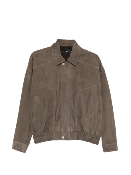  Arma Frederica Bomber Leather Jacket - Brown 
