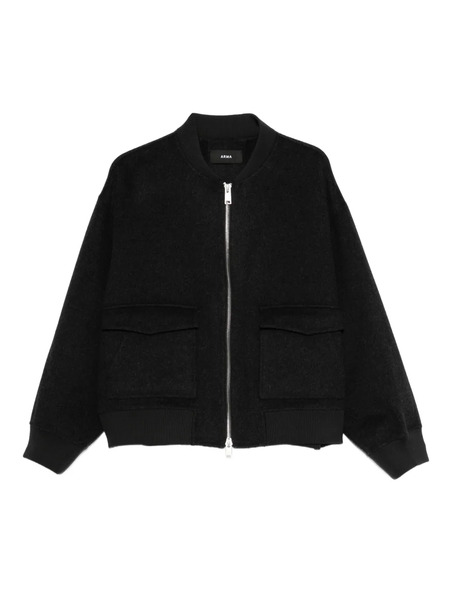  Arma Garni Zip-front Patch-pocket Jacket - Grey 