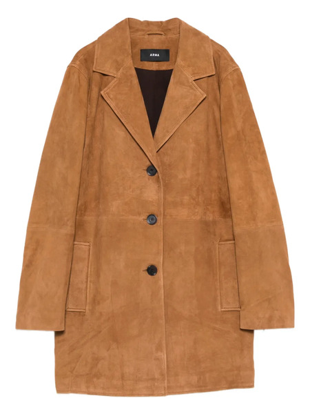  Arma Joni Suede Coat - Brown 