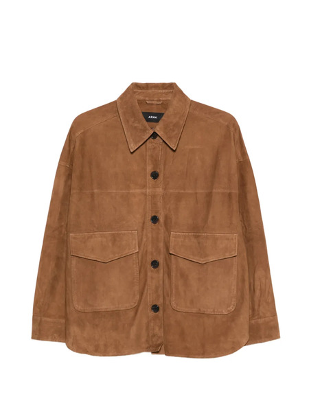 Arma Kaylee Suede Jacket - Brown 