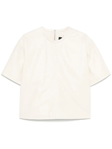  Arma Leather Top - Neutrals 